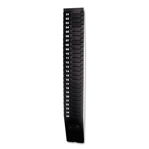 Expandable Time Card Rack, 25-pocket, Holds 7