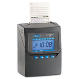 Totalizing Time Recorder, Gray, Electronic, Automatic