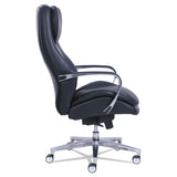 Commercial 2000 High-back Executive Chair, Supports Up To 300 Lbs., Black Seat-black Back, Silver Base