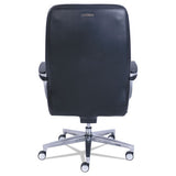 Commercial 2000 High-back Executive Chair, Supports Up To 300 Lbs., Black Seat-black Back, Silver Base