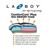 Woodbury Mid-back Executive Chair, Supports Up To 300 Lbs., Black Seat-black Back, Weathered Gray Base