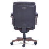 Woodbury Mid-back Executive Chair, Supports Up To 300 Lbs., Brown Seat-brown Back, Weathered Sand Base