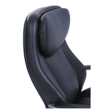 Commercial 2000 Big And Tall Executive Chair, Supports Up To 400 Lbs., Black Seat-black Back, Silver Base