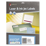 Laser-inkjet White File Folder Labels, 0.66 X 3.44, White, 30-sheet, 50 Sheets-box