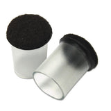 Like New Solutions, Floor Savers, Round, 1.25" Diameter, Clear-gray, 8-pack