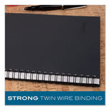Wirebound Guided Business Notebook, Action Planner, Dark Gray, 11 X 8.5, 80 Sheets