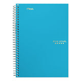 Wirebound Notebook, 2 Subjects, College Rule, Assorted Color Covers, 9.5 X 6.5, 100 Sheets