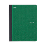 Composition Book, Medium-college Rule, Randomly Assorted Covers (black-blue-green-red-yellow), 9.75 X 7.5, 100 Sheets