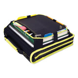 Zipper Binder And Expansion Panel, 3 Rings, 2" Capacity, 11 X 8.5, Assorted