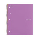Wirebound Notebook, 1 Subject, Wide-legal Rule, Randomly Assorted Covers, 10.5 X 8, 100 Sheets, 6-pack