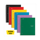 Wirebound Notebook, 1 Subject, Wide-legal Rule, Randomly Assorted Covers, 10.5 X 8, 100 Sheets, 6-pack