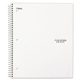 Wirebound Notebook, 1 Subject, Medium-college Rule, Randomly Assorted Covers, 11 X 8.5, 100 Sheets, 6-pack