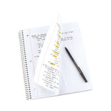 Wirebound Notebook, 1 Subject, Medium-college Rule, Randomly Assorted Covers, 11 X 8.5, 100 Sheets, 6-pack