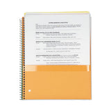 Wirebound Notebook, 1 Subject, Medium-college Rule, Randomly Assorted Covers, 11 X 8.5, 100 Sheets, 6-pack