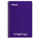 Wirebound Memo Book, Medium-college Rule, 3 X 5, White, 60 Sheets