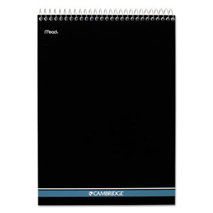 Stiff-back Wire Bound Notebook, 1 Subject, Wide-legal Rule, White-blue Cover, 8.5 X 11.5, 70 Sheets
