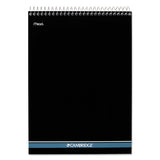 Stiff-back Wire Bound Notebook, 1 Subject, Wide-legal Rule, White-blue Cover, 8.5 X 11.5, 70 Sheets