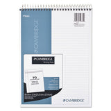 Stiff-back Wire Bound Notebook, 1 Subject, Medium-college Rule, Navy Cover, 8.5 X 11.5, 70 Sheets