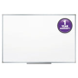 Dry-erase Board, Melamine Surface, 36 X 24, Silver Aluminum Frame