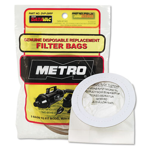 Replacement Bags For Handheld Steel Vacuum-blower, 5-pack