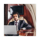 Krave Hd Wireless Over Ear Headphones Bluetooth Headset With Microphone, 4 Ft Cord, Black