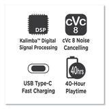 Eclipse 360 Anc Wireless Noise Cancelling Headphones, Black