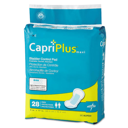 Capri Plus Bladder Control Pads, Ultra Plus, 8