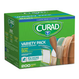 Variety Pack Assorted Bandages, 200-box