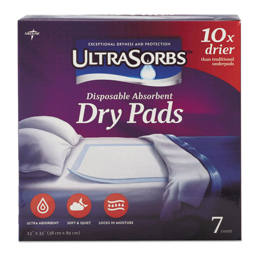 Ultrasorbs Disposable Dry Pads, 23