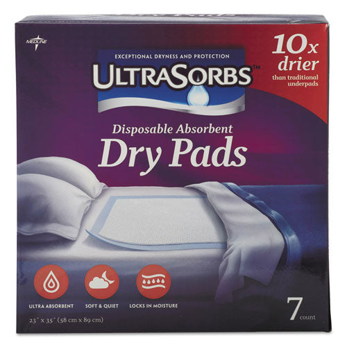 Ultrasorbs Disposable Dry Pads, 23