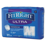 Fitright Ultra Protective Underwear, X-large, 56" To 68" Waist, 20-pack, 4 Pack-carton