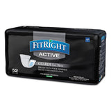 Fitright Active Male Guards, 6" X 11", White, 52-pack