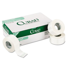 First Aid Cloth Silk Tape, 1" Core, 2" X 10 Yds, White, 6-pack