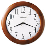 Corporate Wall Clock, 12.75" Overall Diameter, Cherry Case, 1 Aa (sold Separately)