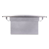 Nikita Wall Clock, Silver-charcoal Case, 8.75" X  8", 2 Aa (sold Separately)