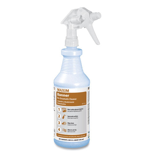 Banner Bio-enzymatic Cleaner, Fresh Scent, 32 Oz Bottle, 12-carton