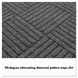 Ecoguard Diamond Floor Mat, Double Fan, 36 X 96, Charcoal