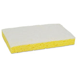 Light-duty Scrubbing Sponge, #63, 3.5 X 5.63, Yellow-white, 20-carton