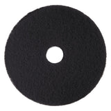 Low-speed High Productivity Floor Pads 7300, 15" Diameter, Black, 5-carton