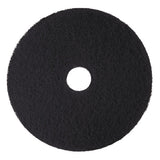 Low-speed High Productivity Floor Pads 7300, 18" Diameter, Black, 5-carton