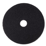 Low-speed Stripper Floor Pad 7200, 19" Diameter, Black, 5-carton