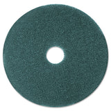 Cleaner Floor Pad 5300, 12" Diameter, Blue, 5-carton