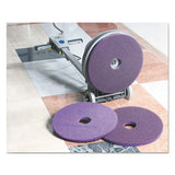 Diamond Floor Pads, Burnish-buff, 20" Diameter, Purple, 5-carton