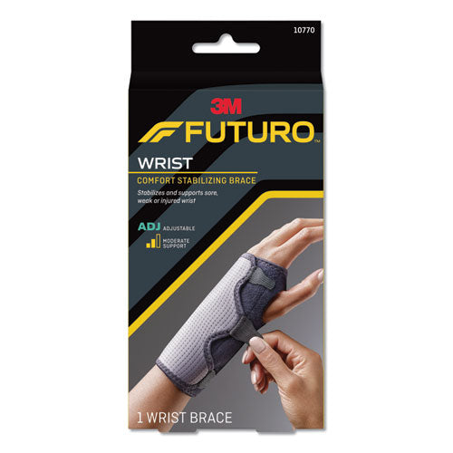 Adjustable Reversible Splint Wrist Brace, Fits Wrists 5 1-2