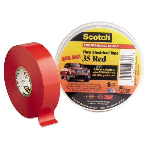 Scotch 35 Vinyl Electrical Color Coding Tape, 3
