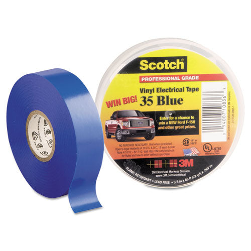 Scotch 35 Vinyl Electrical Color Coding Tape, 3
