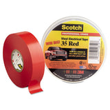 Scotch 35 Vinyl Electrical Color Coding Tape, 3" Core, 0.75" X 66 Ft, Green