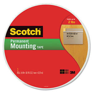 Foam Mounting Tape, 3-4" Wide X 1368" Long