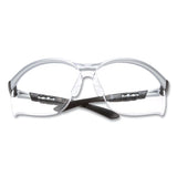 Bx Molded-in Diopter Safety Glasses, +2.0 Diopter Strength, Black/silver Plastic Frame, Clear Polycarbonate Lens