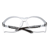 Bx Molded-in Diopter Safety Glasses, +2.5 Diopter Strength, Black/silver Plastic Frame, Clear Polycarbonate Lens